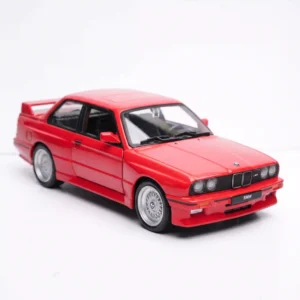 1988 bmw 3 series m3 | bburago diecast 1.24 red