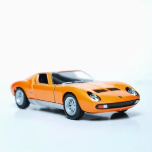 1971 lamborghini miura p400 sv | kinsmart diecast 1.34 orange