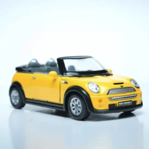 minicooper s | kinsmart diecast 1.28 yellow