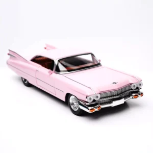 1959 cadillac coupe deville | ljx model diecast 1.24 pink