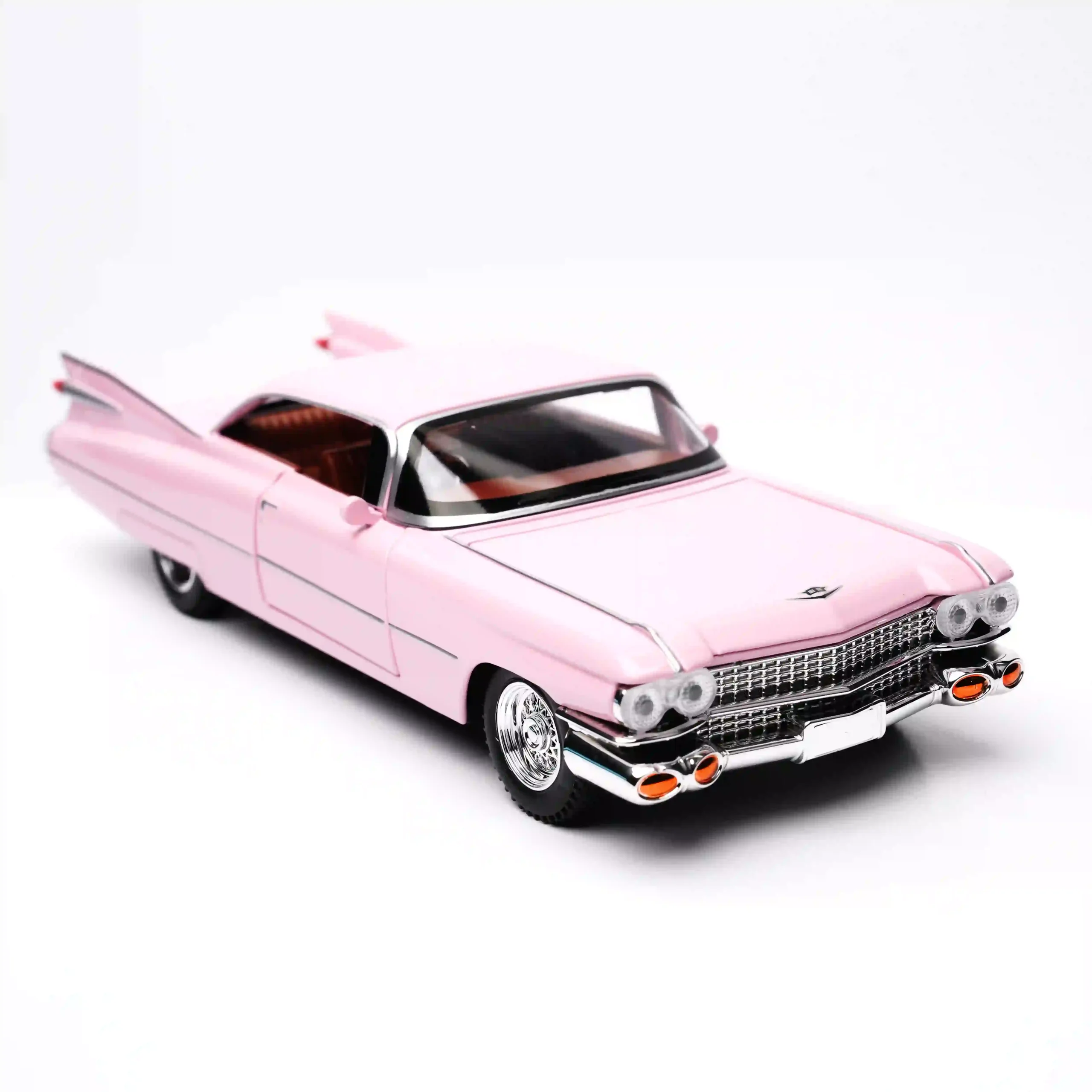 1959 cadillac coupe deville | ljx model diecast 1.24 pink