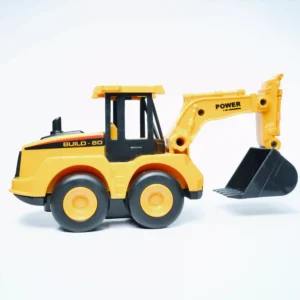 mini building machine – wheeled non rc excavator toy