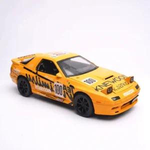 mazda rx7 | jinlifang diecast 1.24 yellow