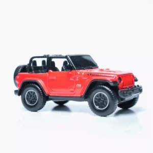 jeep wrangler rubicon | rastar diecast 1.43 red