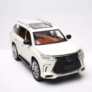lexus lx570 luxury suv | alloy model diecast 1.24 offwhite