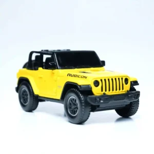 jeep wrangler rubicon | rastar diecast 1.43 yellow