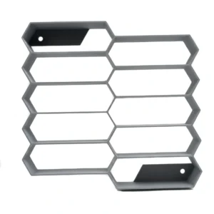 1:64 honeycomb hotwheels storage | 3d printed 1.64 grey