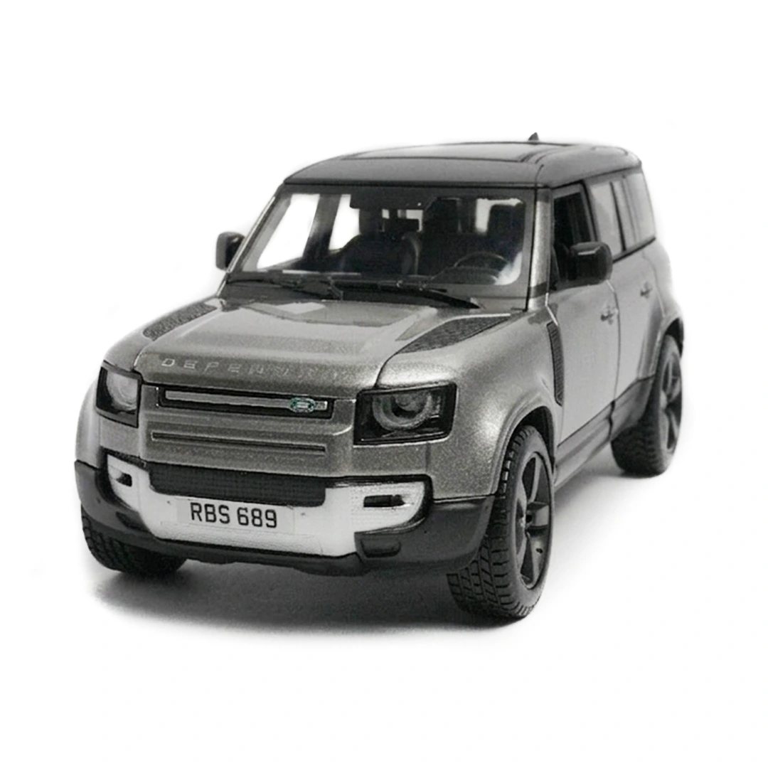 2022 land rover defender 110 | bburago diecast 1.24 grey 2022 land rover defender 110 | bburago diecast 1.24 grey