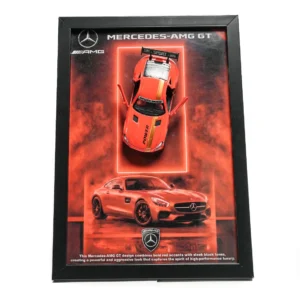 3d frame benz amg | custom model 1.36 red