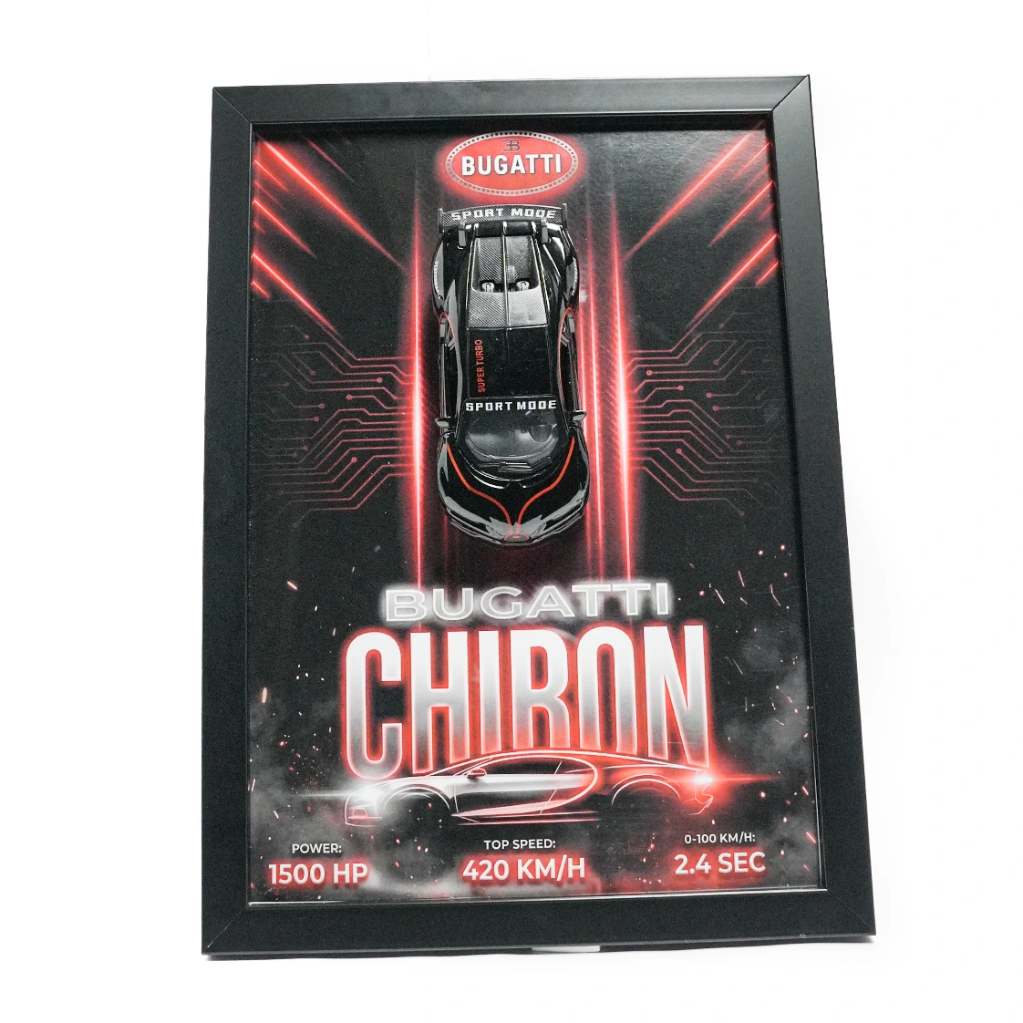 3d frame bugatti chiron | custom model 1.36 black 3d frame bugatti chiron | custom model 1.36 black