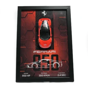 3d frame ferrari 950 | custom model red 1.36