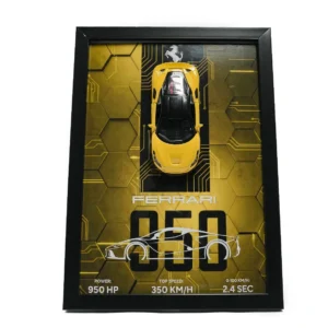3d frame ferrari 950 | custom model yellow 1.36