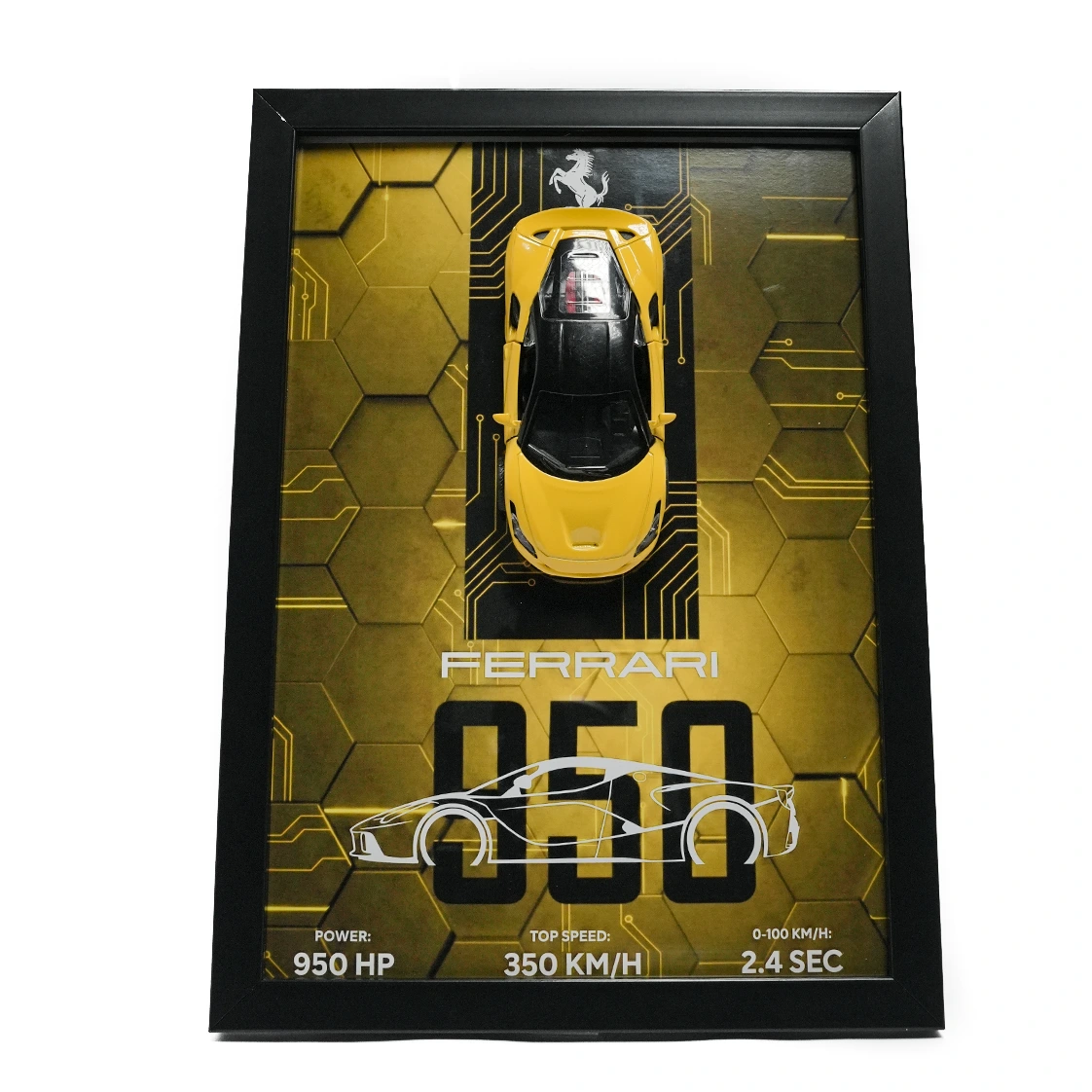 3d frame ferrari 950 | custom model yellow 1.36 3d frame ferrari 950 | custom model yellow 1.36