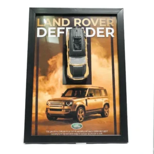 3d frame land rover defender | custom model 1:36 gold