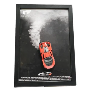 3d frame mclaren 420 l | custom model 1.36 red
