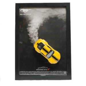 3d frame mustang | custom model 1.36 yellow
