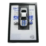 3d frame nissan skyline gtr r 34 | custom model 1.32 silver