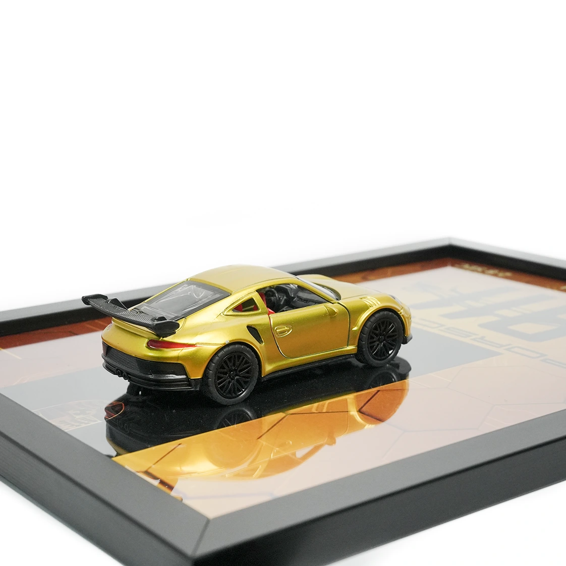 3d frame porsche 911 | custom model 1.36 gold 3d frame porsche 911 | custom model 1.36 gold