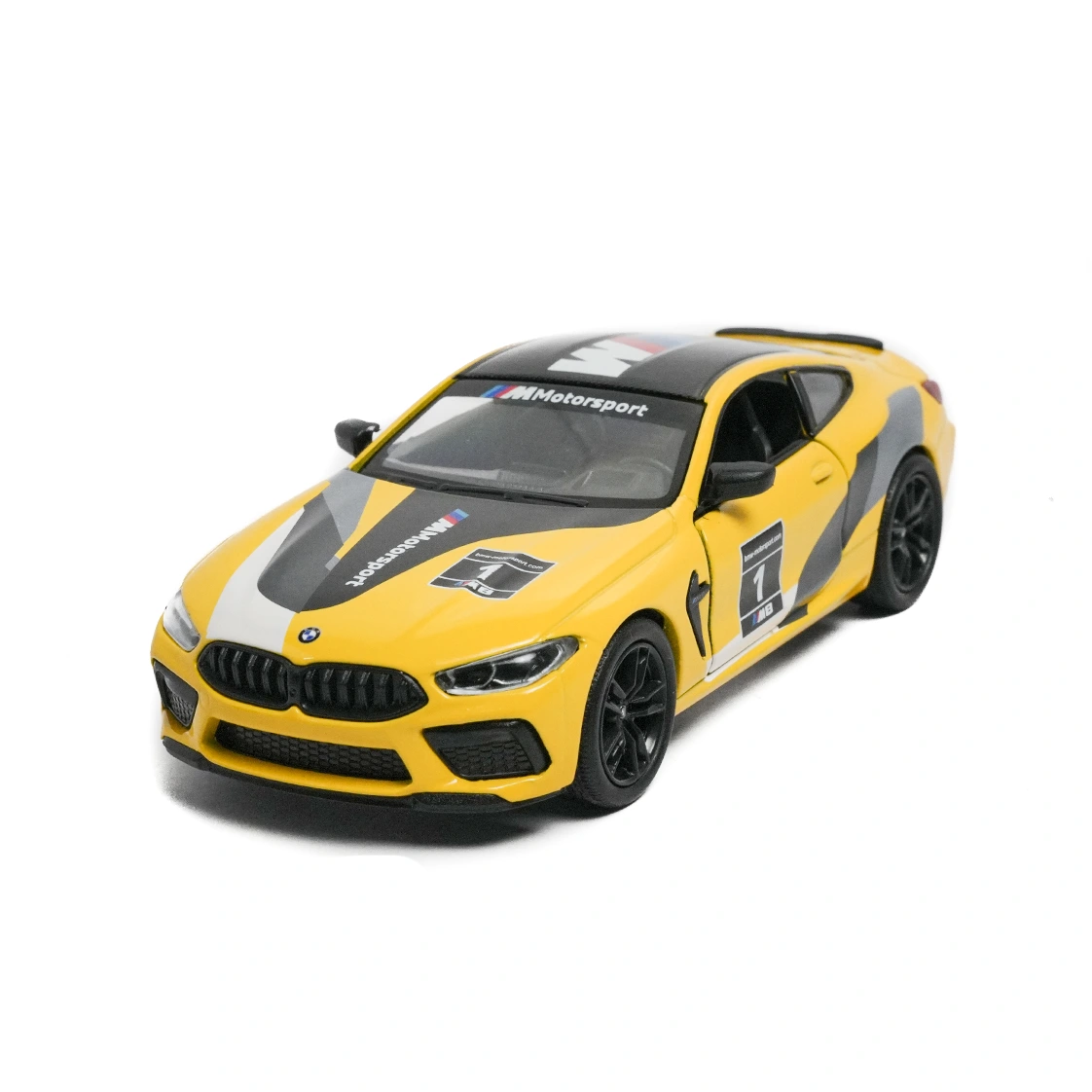 bmw m8 competition coupe | kinsmart diecast 1.38 yellow bmw m8 competition coupe | kinsmart diecast 1.38 yellow