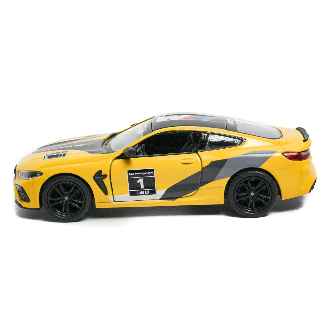 bmw m8 competition coupe | kinsmart diecast 1.38 yellow bmw m8 competition coupe | kinsmart diecast 1.38 yellow