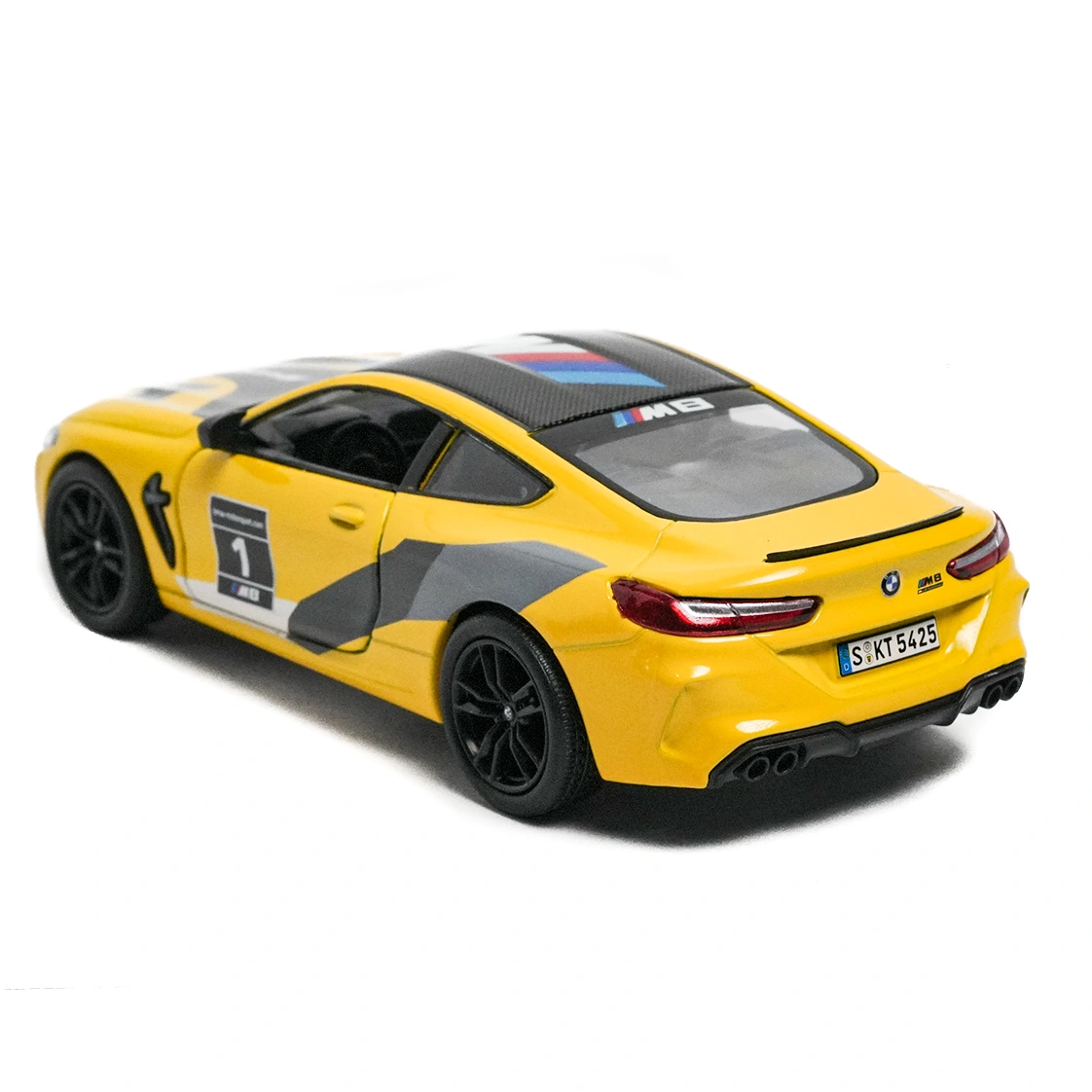 bmw m8 competition coupe | kinsmart diecast 1.38 yellow bmw m8 competition coupe | kinsmart diecast 1.38 yellow