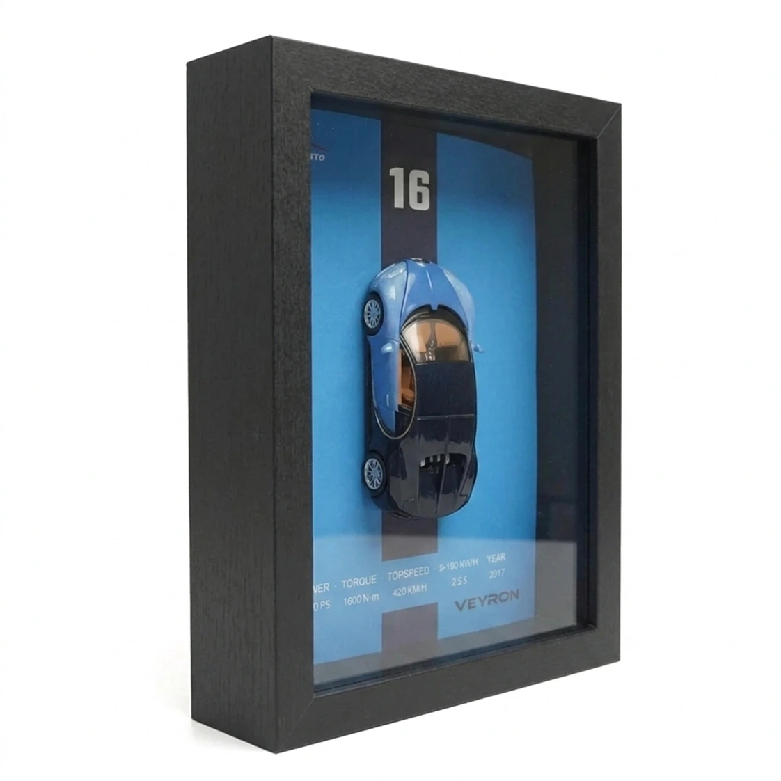 bugatti veyron 3d frame | mini auto 1:32 blue bugatti veyron 3d frame | mini auto 1:32 blue