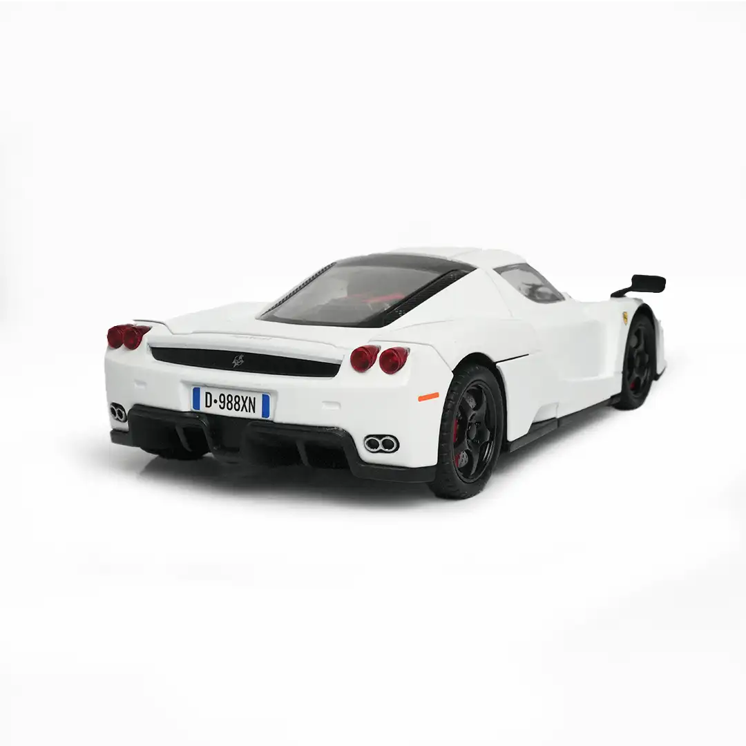 ferrari enzo | double horses diecast 1.22 white ferrari enzo | double horses diecast 1.22 white