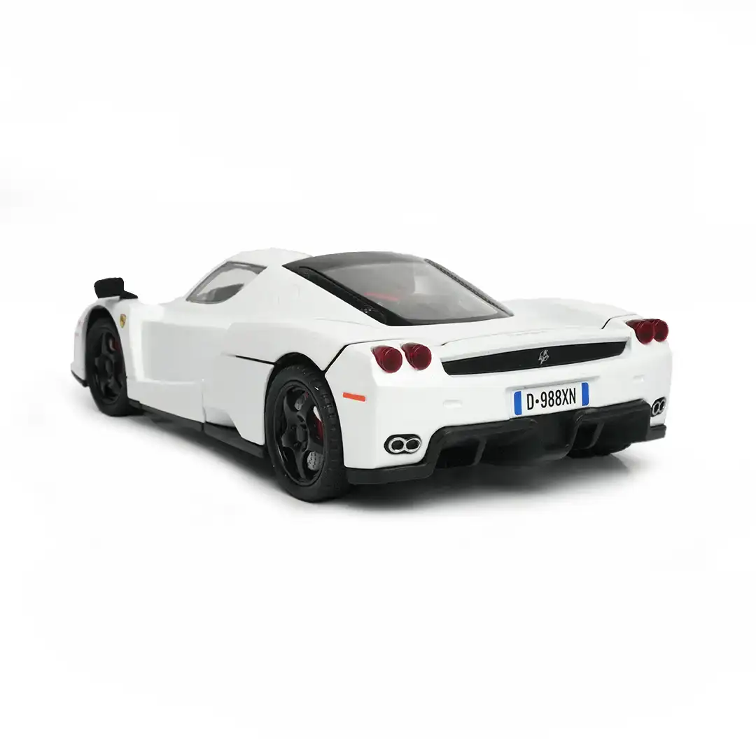ferrari enzo | double horses diecast 1.22 white ferrari enzo | double horses diecast 1.22 white