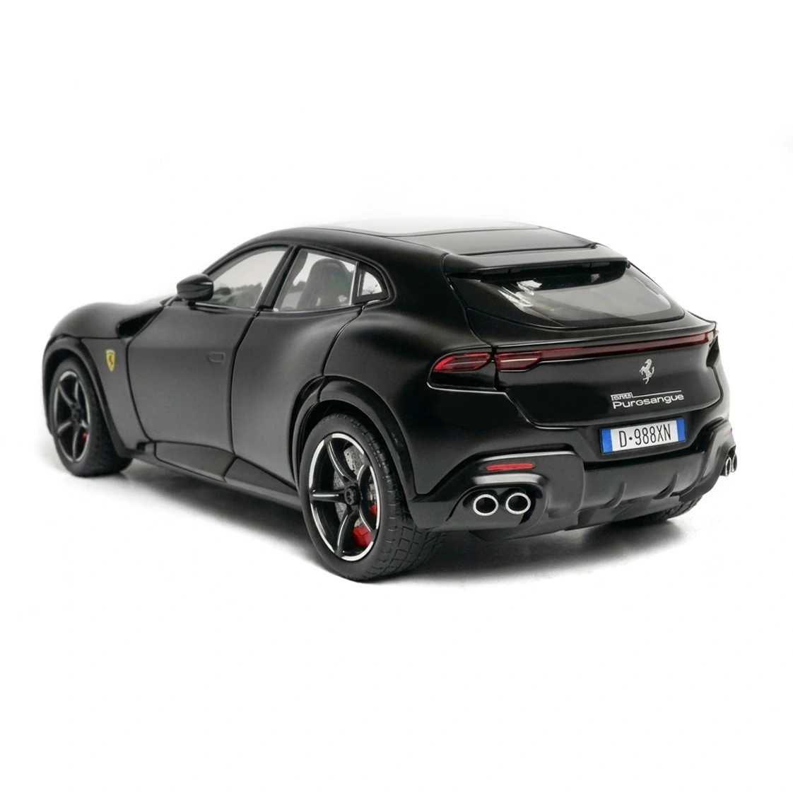 ferrari purosangue | double horses diecast 1:22 black ferrari purosangue | double horses diecast 1:22 black