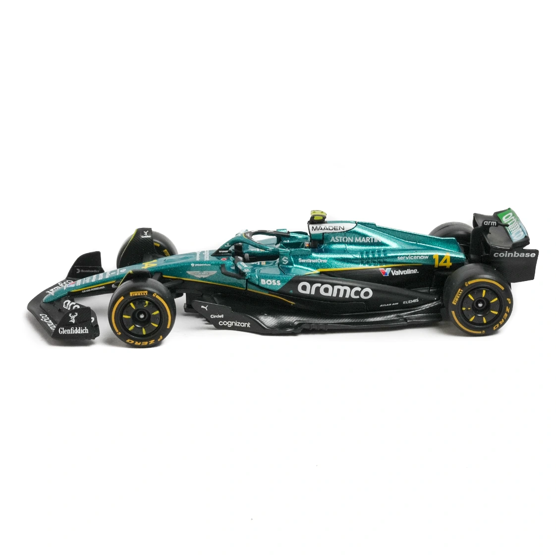 formula 1 aramco amr 25 | bburago diecast 1.43 green formula 1 aramco amr 25 | bburago diecast 1.43 green