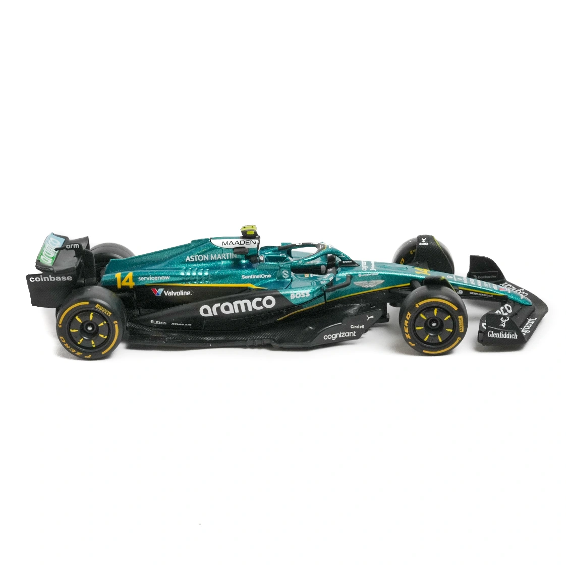 formula 1 aramco amr 25 | bburago diecast 1.43 green formula 1 aramco amr 25 | bburago diecast 1.43 green
