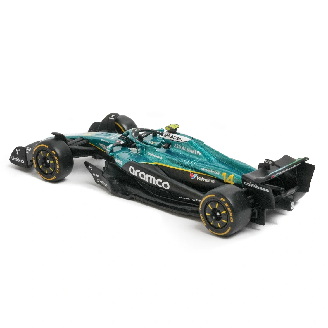 formula 1 aramco amr 25 | bburago diecast 1.43 green formula 1 aramco amr 25 | bburago diecast 1.43 green