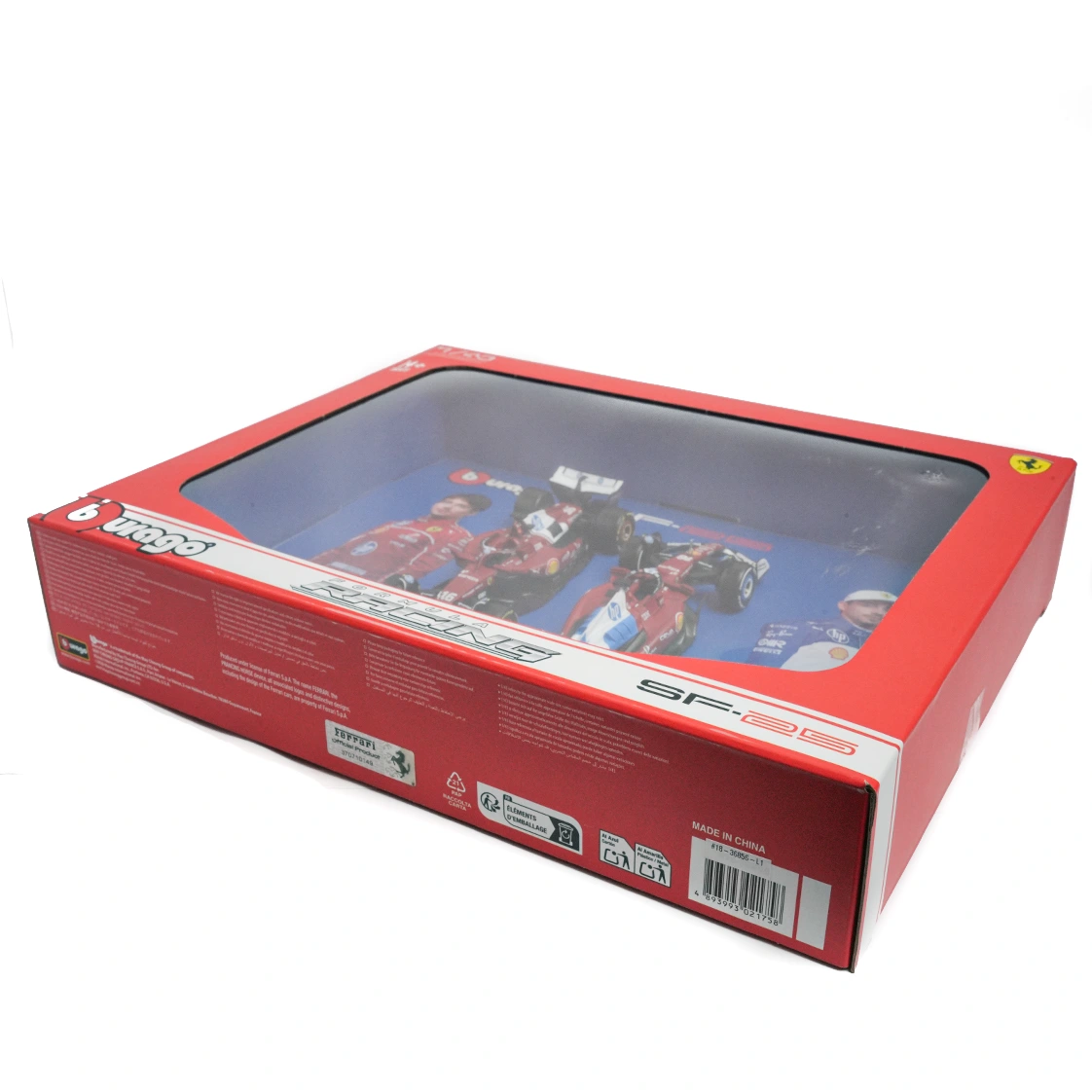 formula 1 ferrari sf 24 l 2pk | bburago 1:43 red formula 1 ferrari sf 24 l 2pk | bburago 1:43 red