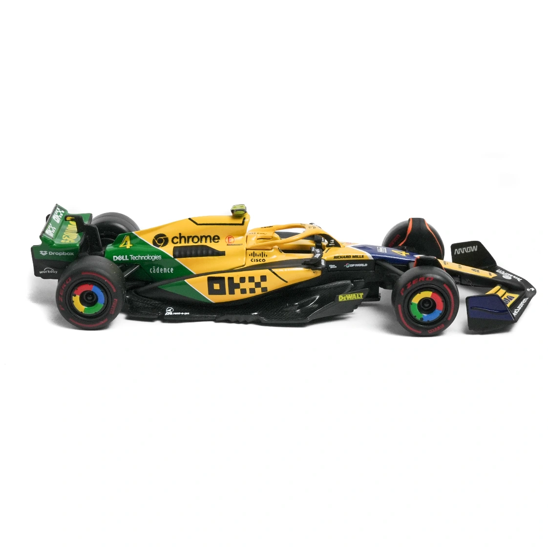 formula 1 mclaren mcl38 monaco grand prix 2024 | bburago diecast 1.43 yellow formula 1 mclaren mcl38 monaco grand prix 2024 | bburago diecast 1.43 yellow