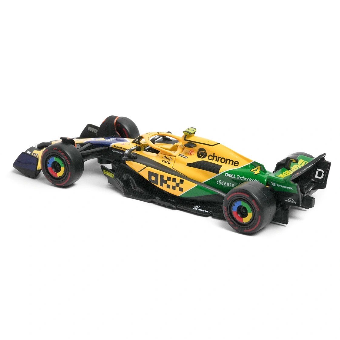 formula 1 mclaren mcl38 monaco grand prix 2024 | bburago diecast 1.43 yellow formula 1 mclaren mcl38 monaco grand prix 2024 | bburago diecast 1.43 yellow