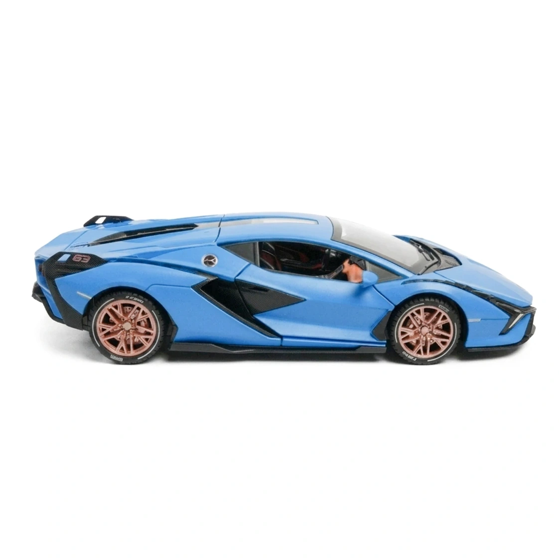 Lamborghini SIÁN FKP 37 | Mini Auto Diecast 1:24 Blue - Image 5