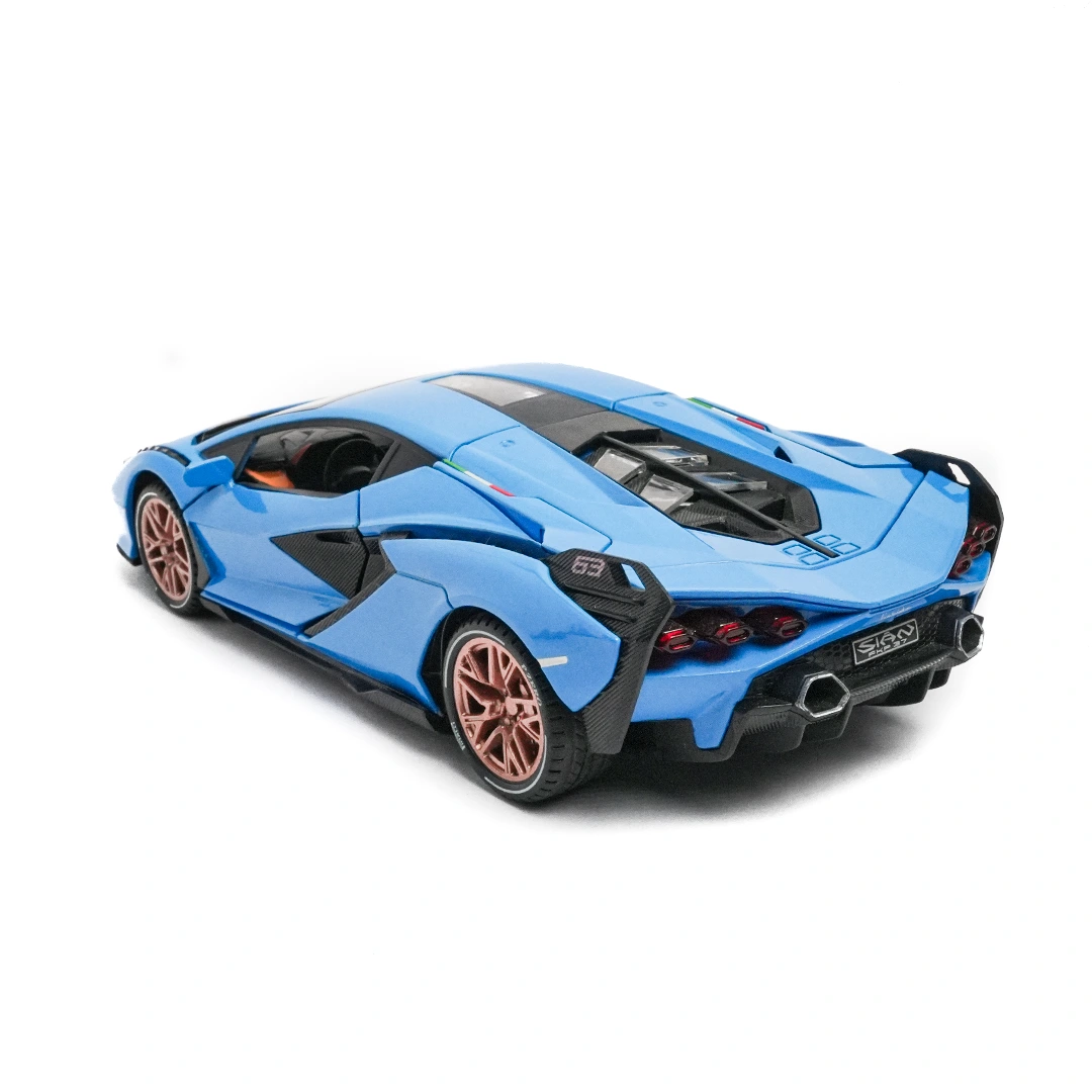 Lamborghini SIÁN FKP 37 | Mini Auto Diecast 1:24 Blue - Image 3