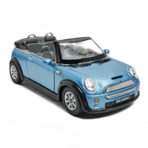 minicooper s | kinsmart diecast 1.28 island blue metalic