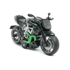 motorcycle toy | alloy model green 1.14