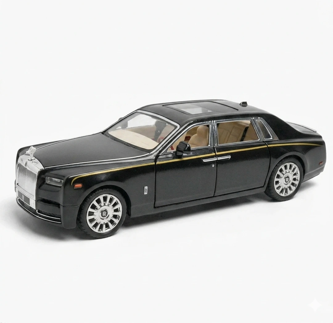 rolls royce phantom | che zhi model diecast 1.24 black rolls royce phantom | che zhi model diecast 1.24 black