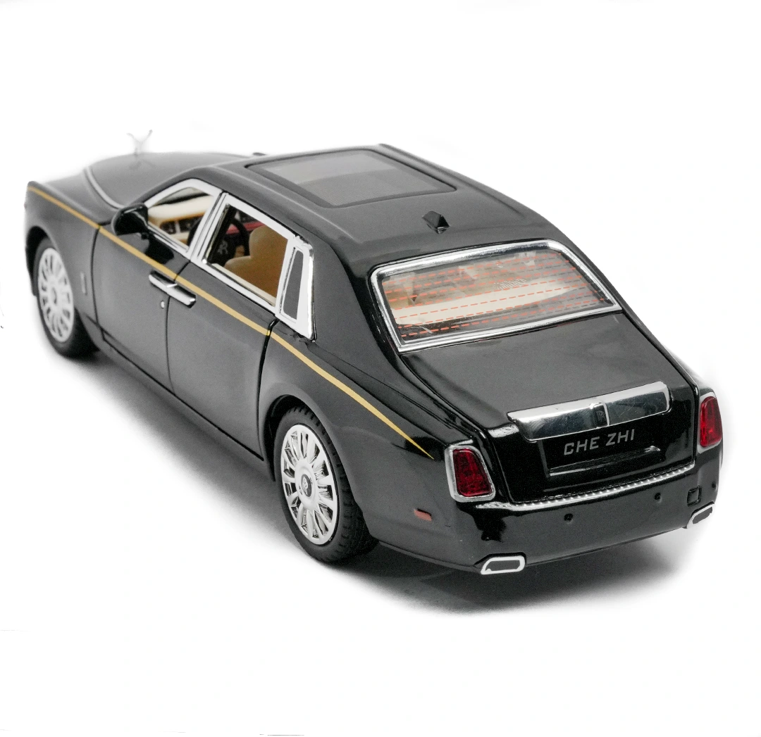 rolls royce phantom | che zhi model diecast 1.24 black rolls royce phantom | che zhi model diecast 1.24 black
