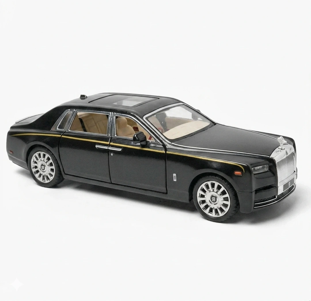 rolls royce phantom | che zhi model diecast 1.24 black rolls royce phantom | che zhi model diecast 1.24 black