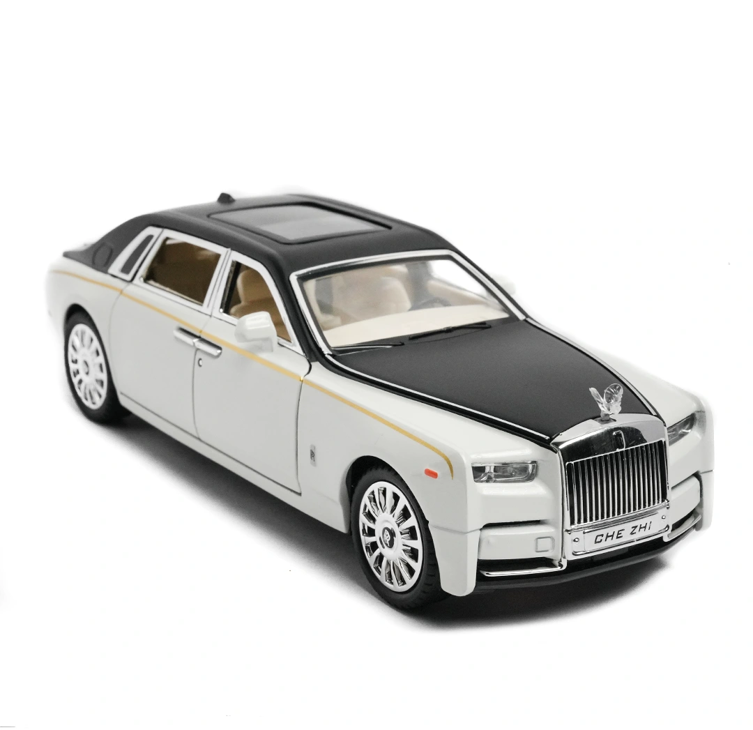 rolls royce phantom | che zhi model diecast 1.24 white rolls royce phantom | che zhi model diecast 1.24 white