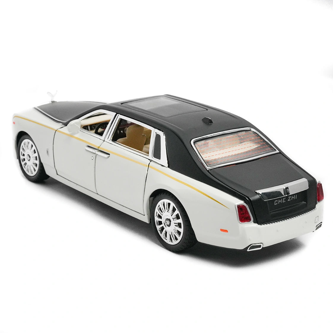 rolls royce phantom | che zhi model diecast 1.24 white rolls royce phantom | che zhi model diecast 1.24 white