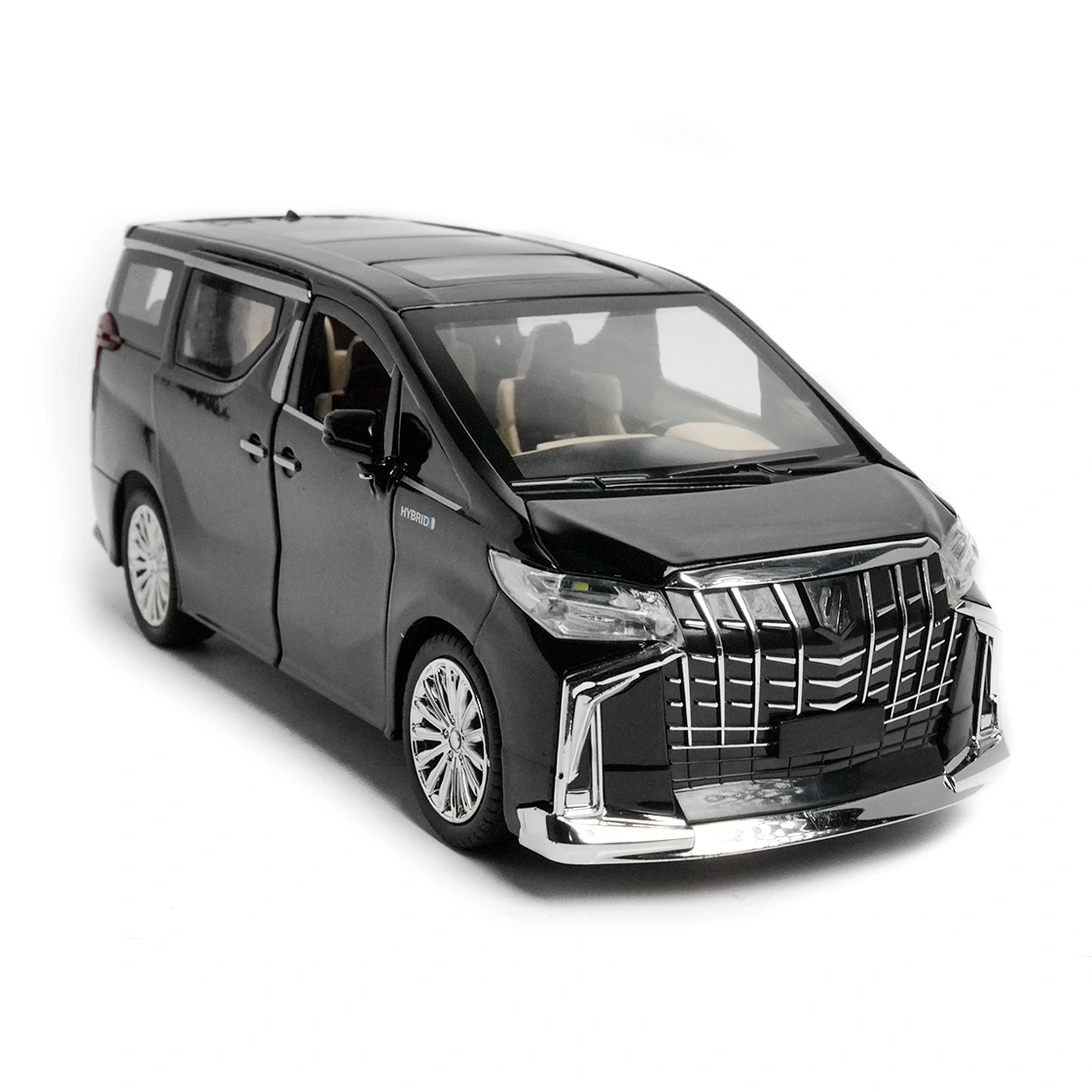 toyota alphard | che zhi diecast 1.24 black toyota alphard | che zhi diecast 1.24 black