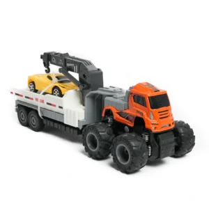 trailer truck toy | alloy model orange