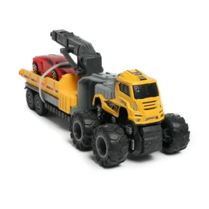 trailer truck toy | alloy model yellow