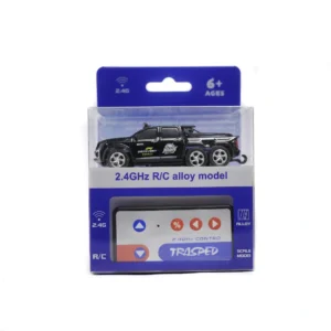 trasped 2.4 ghz alloy model rc truck | traspeed black