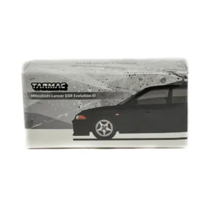 mitsubishi lancer gsr evolution 3 | tarmac 1:64 diecast | black