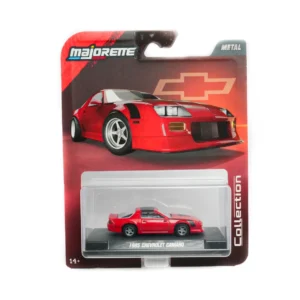 majorette 1985 chevrolet camaro | 1:64 diecast red